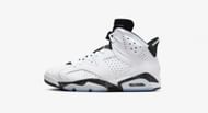 The Air Jordan 6 White and Black (Image via Nike)